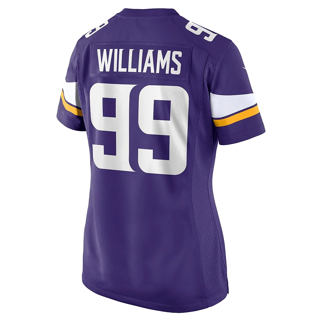 Zennovawear Elijah Williams Minnesota Vikings Women's Team Game Jersey - Purple
