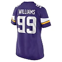Zennovawear Elijah Williams Minnesota Vikings Women's Team Game Jersey - Purple