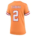 Zennovawear Emeka Egbuka Tampa Bay Buccaneers Women's Alternate 2 Game Jersey - Creamsicle