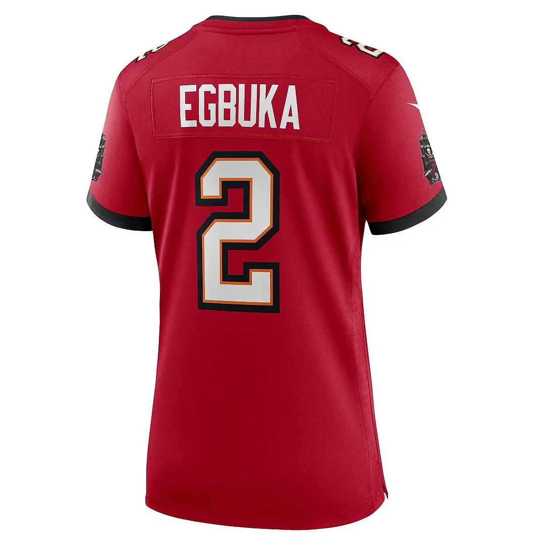 Zennovawear Emeka Egbuka Tampa Bay Buccaneers Women's Team Game Jersey - Red