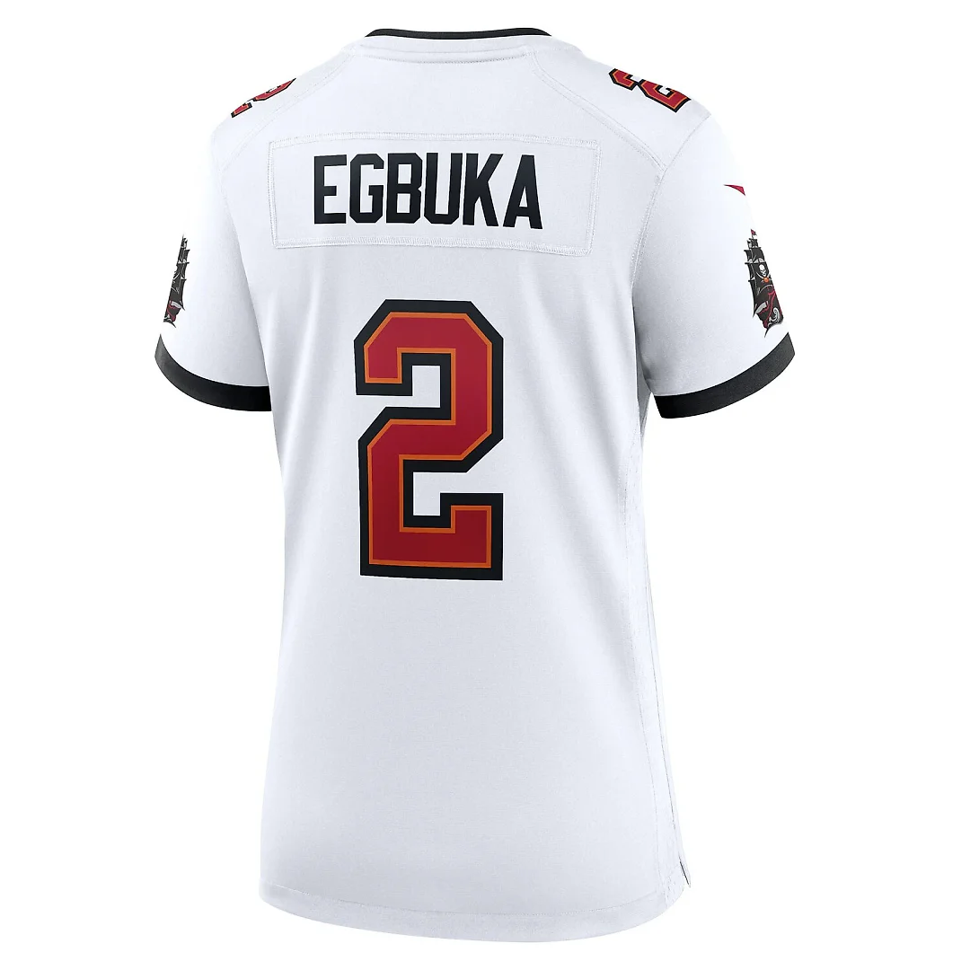 Zennovawear Emeka Egbuka Tampa Bay Buccaneers Women's Game Jersey - White
