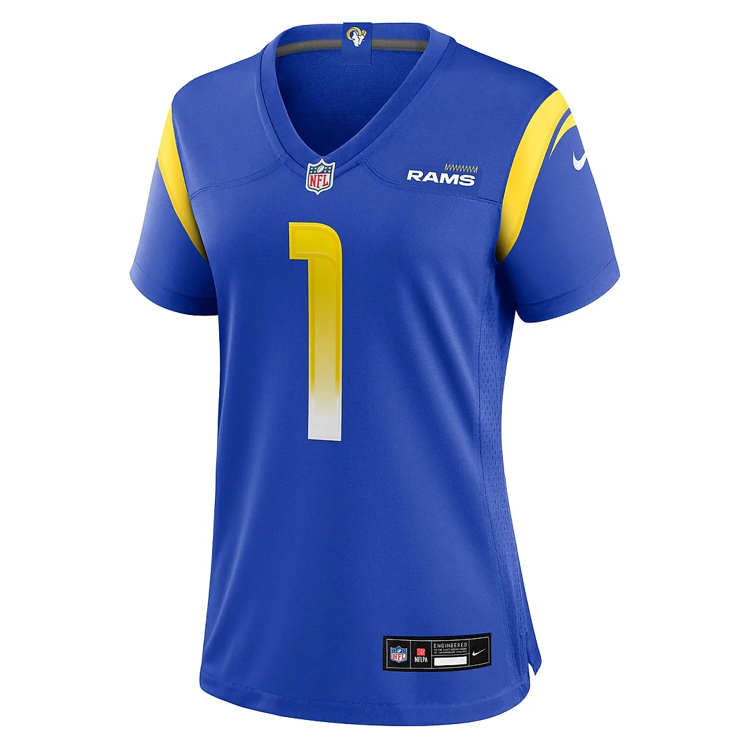 Zennovawear Emmanuel Forbes Jr. Los Angeles Rams Women's Team Game Jersey - Royal