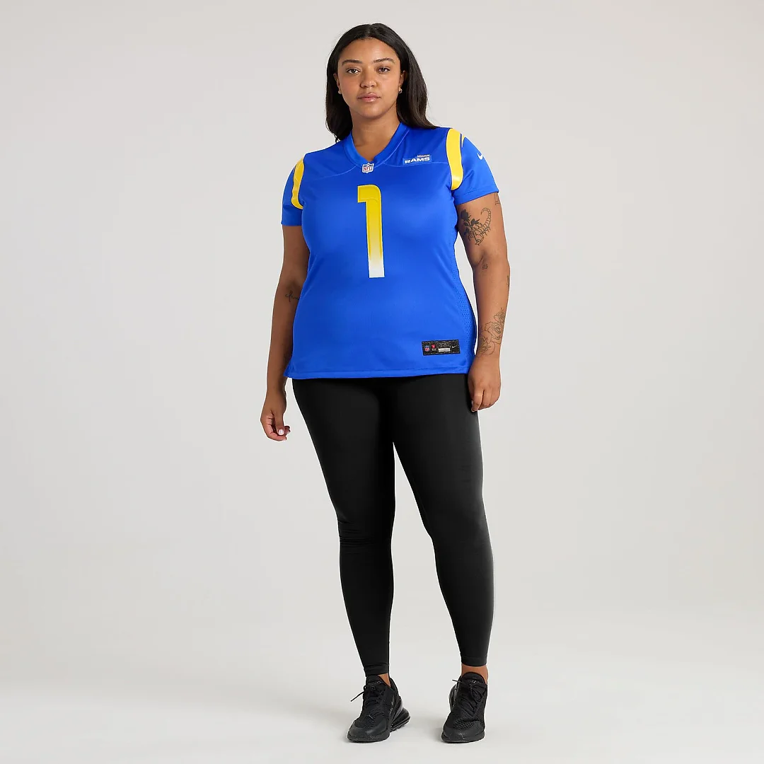 Zennovawear Emmanuel Forbes Jr. Los Angeles Rams Women's Team Game Jersey - Royal
