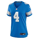 Zennovawear Emmanuel Moseley Detroit Lions Women's Team Game Jersey - Blue