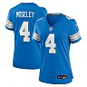 Zennovawear Emmanuel Moseley Detroit Lions Women's Team Game Jersey - Blue