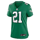 Zennovawear Eric Allen Philadelphia Eagles Women's Alternate Game Jersey - Kelly Green