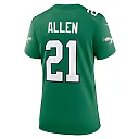 Zennovawear Eric Allen Philadelphia Eagles Women's Alternate Game Jersey - Kelly Green
