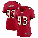 Zennovawear Eric Banks Tampa Bay Buccaneers Women's Game Jersey - Red