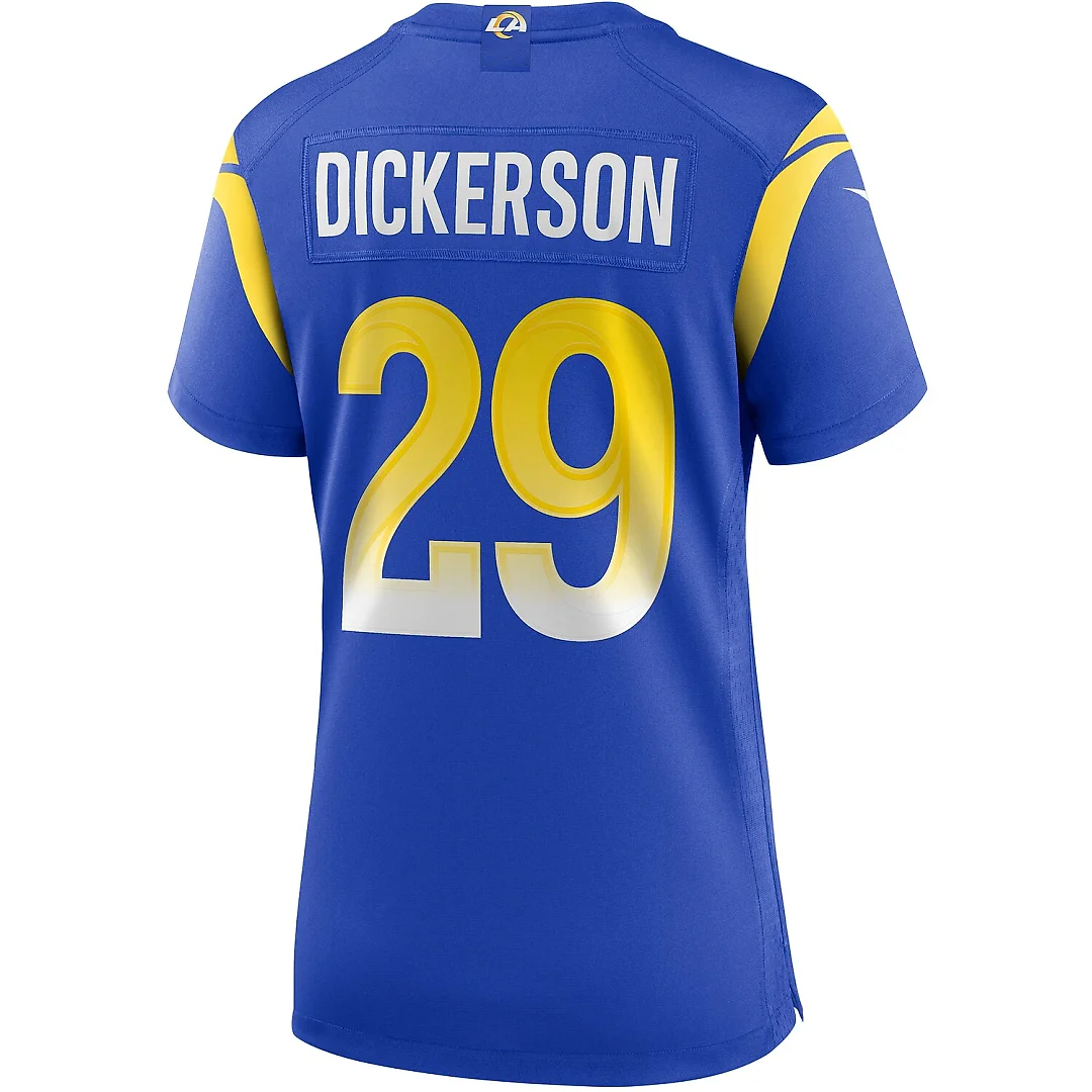 Zennovawear Eric Dickerson Los Angeles Rams Women's Game Retired Player Jersey - Royal