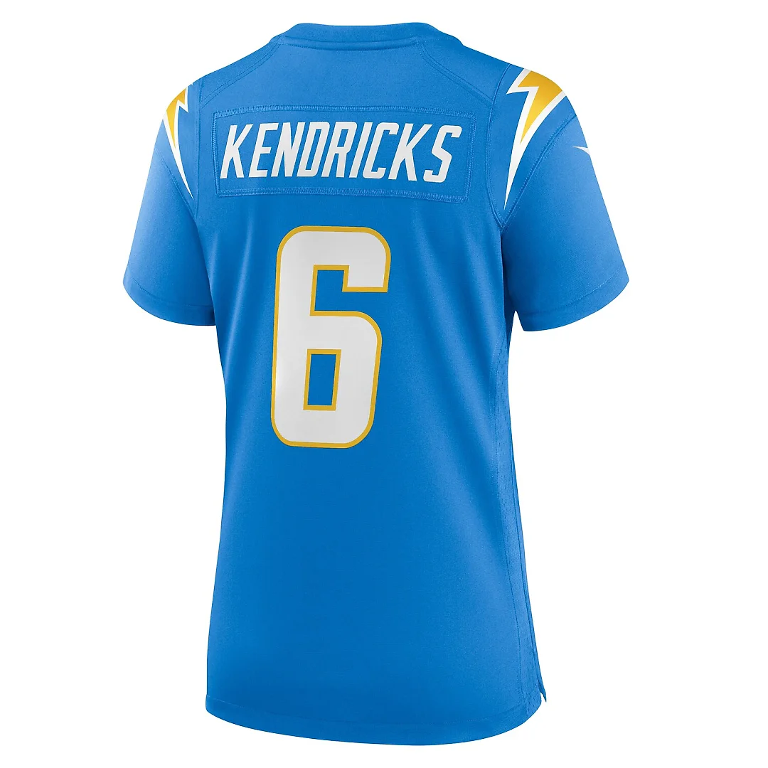 Zennovawear Eric Kendricks Los Angeles Chargers Women's Game Player Jersey - Powder Blue