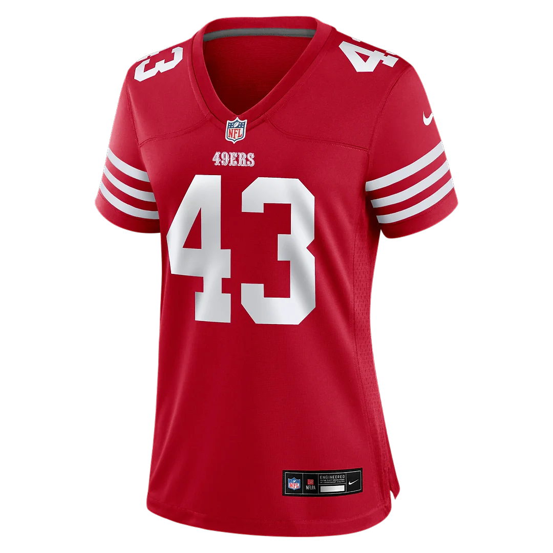 Zennovawear Eric Kendricks San Francisco 49ers Women's Game Jersey - Scarlet