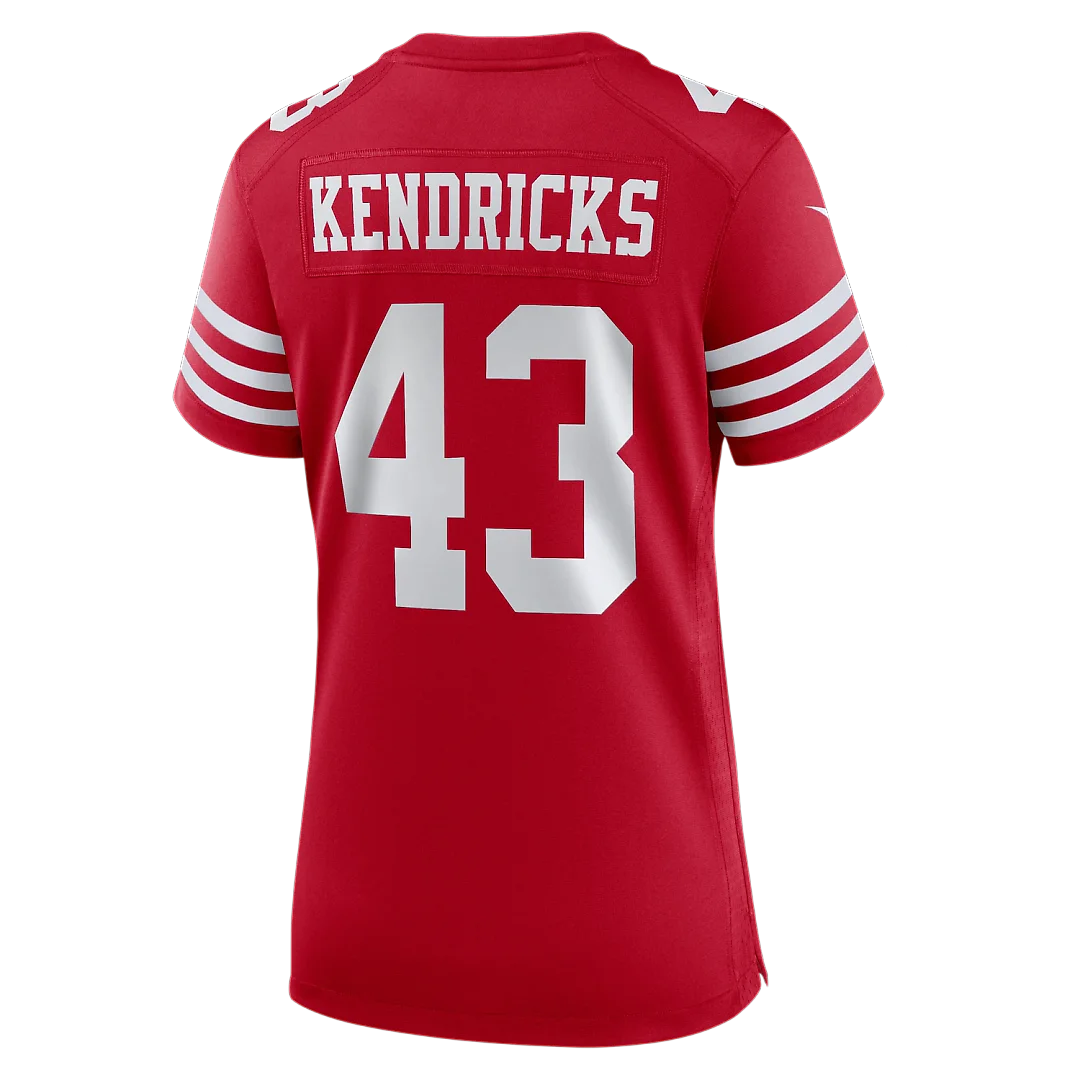 Zennovawear Eric Kendricks San Francisco 49ers Women's Game Jersey - Scarlet