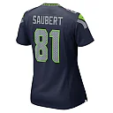 Zennovawear Eric Saubert Seattle Seahawks Women's Team Game Jersey - College Navy