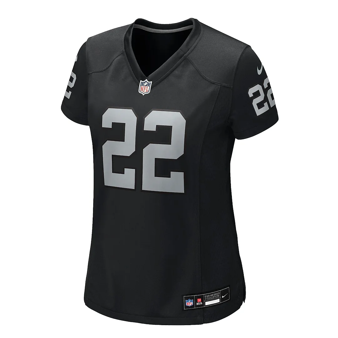Zennovawear Eric Stokes Las Vegas Raiders Women's Team Game Jersey - Black