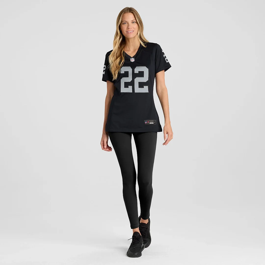 Zennovawear Eric Stokes Las Vegas Raiders Women's Team Game Jersey - Black