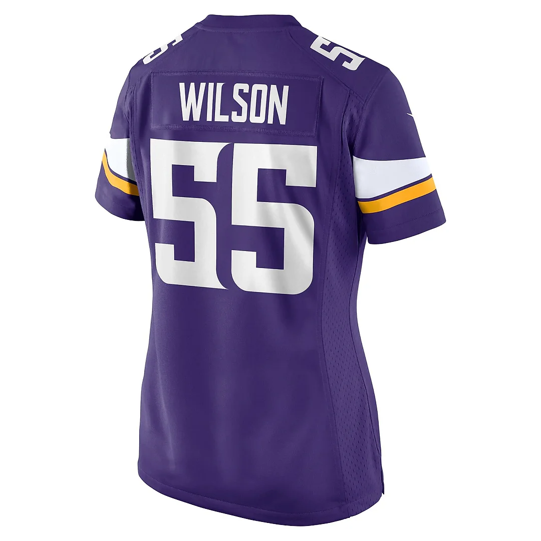 Zennovawear Eric Wilson Minnesota Vikings Women's Team Game Jersey - Purple