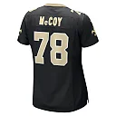 Zennovawear Erik Mccoy New Orleans Saints Women's Game Jersey - Black