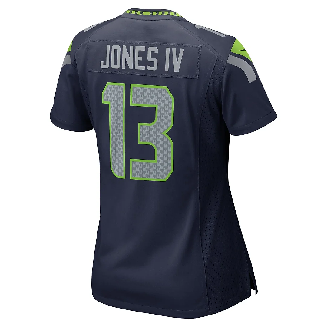 Zennovawear Ernest Jones IV Seattle Seahawks Women's Team Game Jersey - College Navy