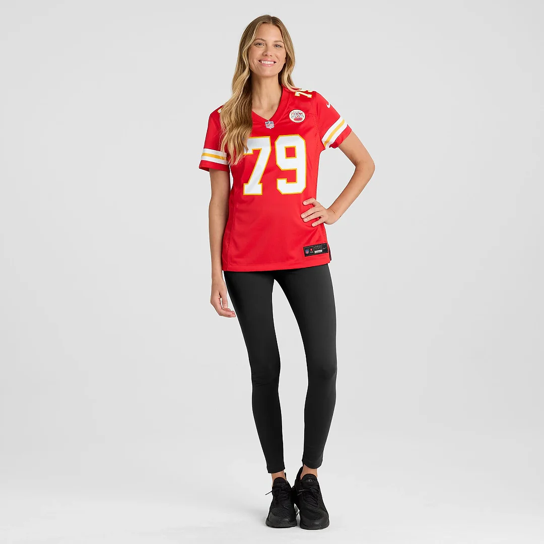 Zennovawear Esa Pole Kansas City Chiefs Women's Team Game Jersey - Red