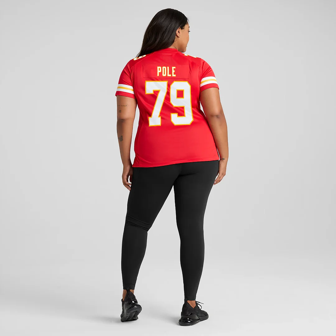 Zennovawear Esa Pole Kansas City Chiefs Women's Team Game Jersey - Red