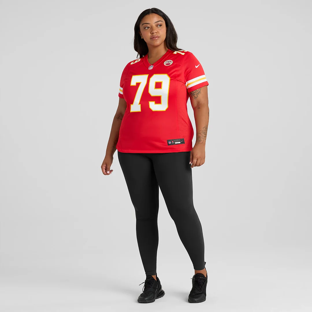Zennovawear Esa Pole Kansas City Chiefs Women's Team Game Jersey - Red