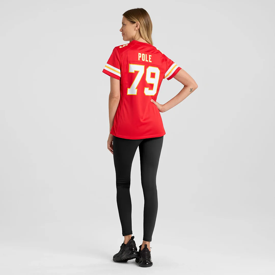Zennovawear Esa Pole Kansas City Chiefs Women's Team Game Jersey - Red