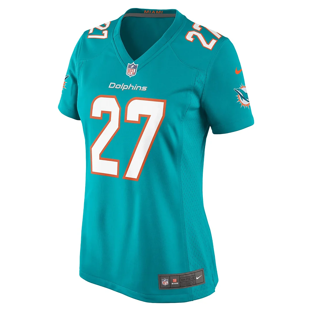 Zennovawear Ethan Bonner Miami Dolphins Women's Game Jersey - Aqua