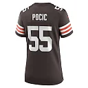 Zennovawear Ethan Pocic Cleveland Browns Women's Game Jersey - Brown