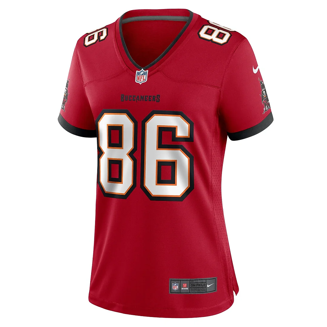 Zennovawear Evan Deckers Tampa Bay Buccaneers Women's Team Game Jersey - Red