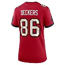 Zennovawear Evan Deckers Tampa Bay Buccaneers Women's Team Game Jersey - Red