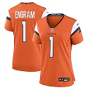 Zennovawear Evan Engram Denver Broncos Women's Team Game Jersey - Orange