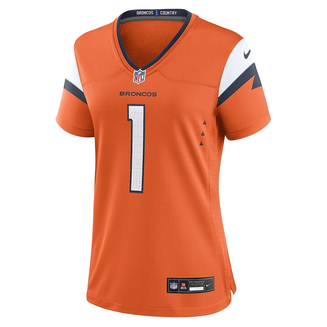 Zennovawear Evan Engram Denver Broncos Women's Team Game Jersey - Orange