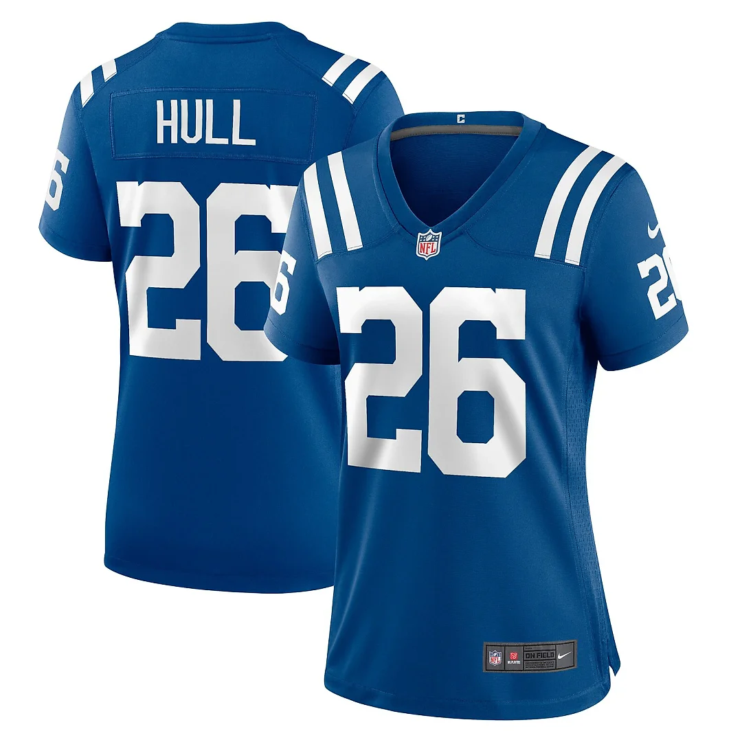 Zennovawear Evan Hull Indianapolis Colts Women's Team Game Jersey - Royal