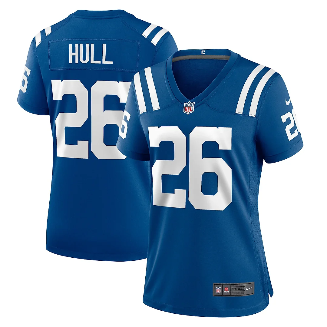 Zennovawear Evan Hull Indianapolis Colts Women's Team Game Jersey - Royal