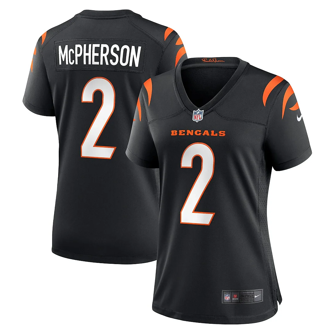 Zennovawear Evan McPherson Cincinnati Bengals Women's Game Jersey - Black