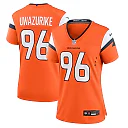 Zennovawear Eyioma Uwazurike Denver Broncos Women's Team Game Jersey - Orange