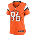 Zennovawear Eyioma Uwazurike Denver Broncos Women's Team Game Jersey - Orange