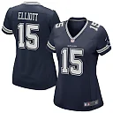 Zennovawear Ezekiel Elliott Dallas Cowboys Women's Game Jersey - Navy