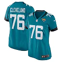 Zennovawear Ezra Cleveland Jacksonville Jaguars Women's Game Jersey - Teal