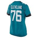 Zennovawear Ezra Cleveland Jacksonville Jaguars Women's Game Jersey - Teal