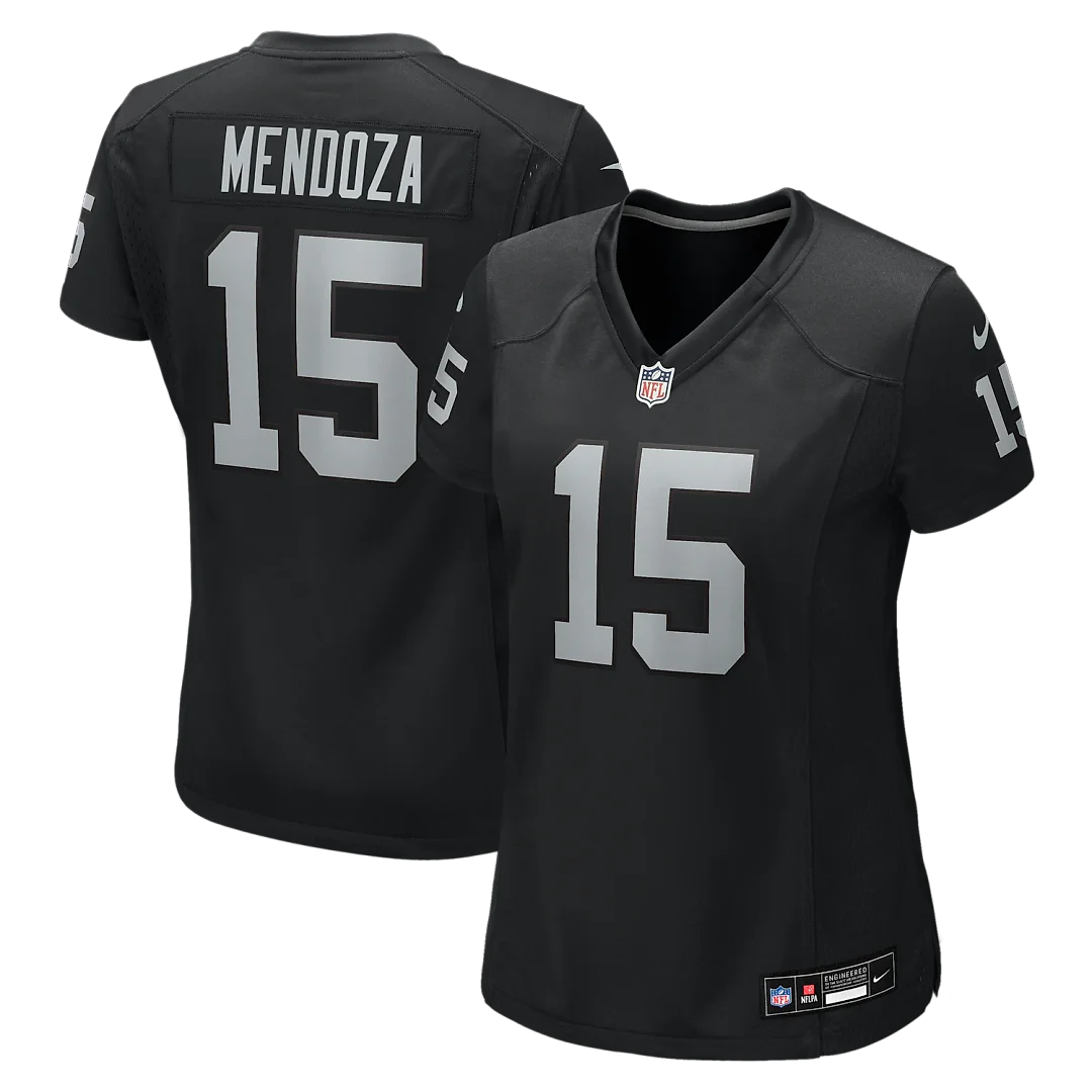 Zennovawear Fernando Mendoza Las Vegas Raiders Women's Team Game Player Jersey - Black