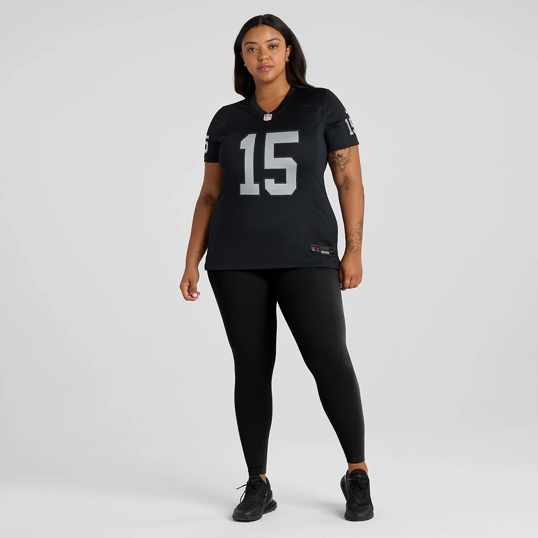 Zennovawear Fernando Mendoza Las Vegas Raiders Women's Team Game Player Jersey - Black