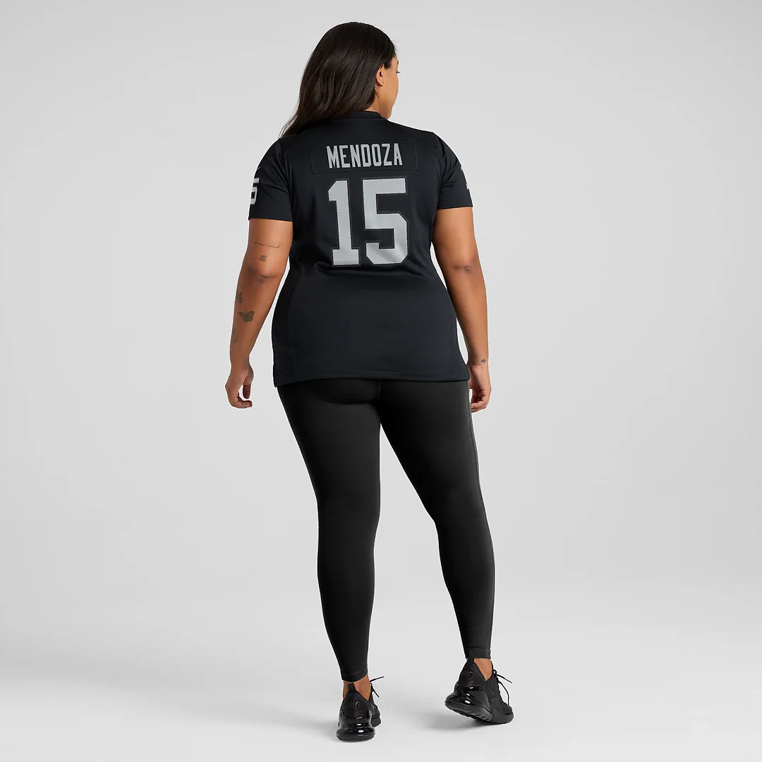 Zennovawear Fernando Mendoza Las Vegas Raiders Women's Team Game Player Jersey - Black