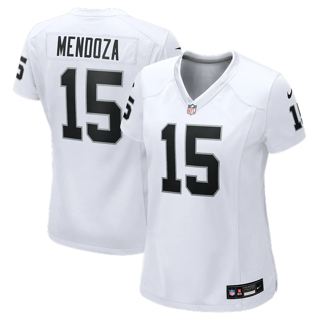 Zennovawear Fernando Mendoza Las Vegas Raiders Women's Game Player Jersey - White