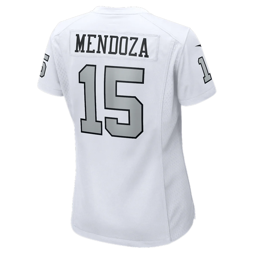 Zennovawear Fernando Mendoza Las Vegas Raiders Women's Alternate Game Jersey - White
