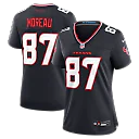 Zennovawear Foster Moreau Houston Texans Women's Team Game Jersey - Navy