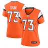 Zennovawear Frank Crum Denver Broncos Women's Team Game Jersey - Orange