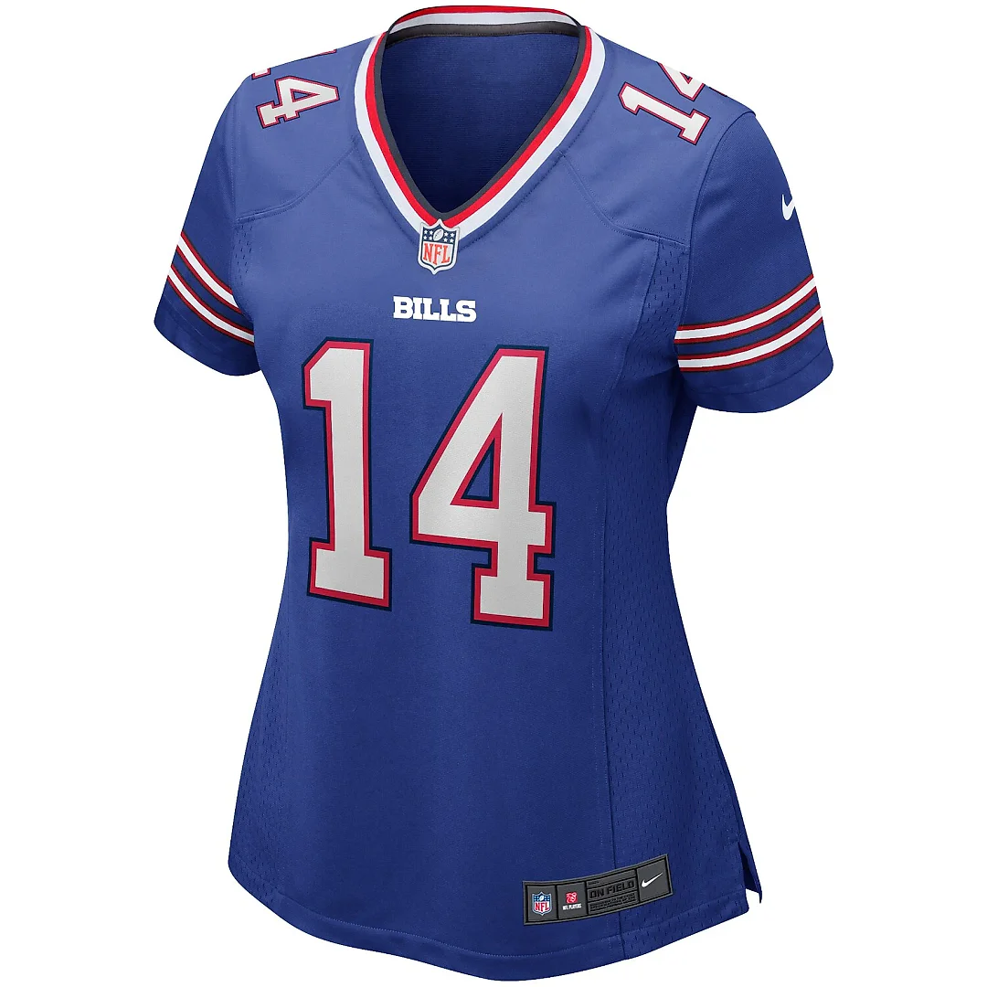 Zennovawear Frank Reich Buffalo Bills Women's Game Retired Player Jersey - Royal