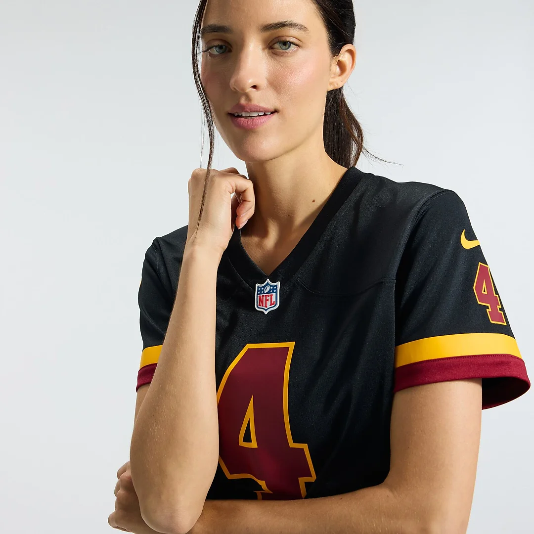 Zennovawear Frankie Luvu Washington Commanders Women's Hail Raiser Alternate Game Jersey - Black