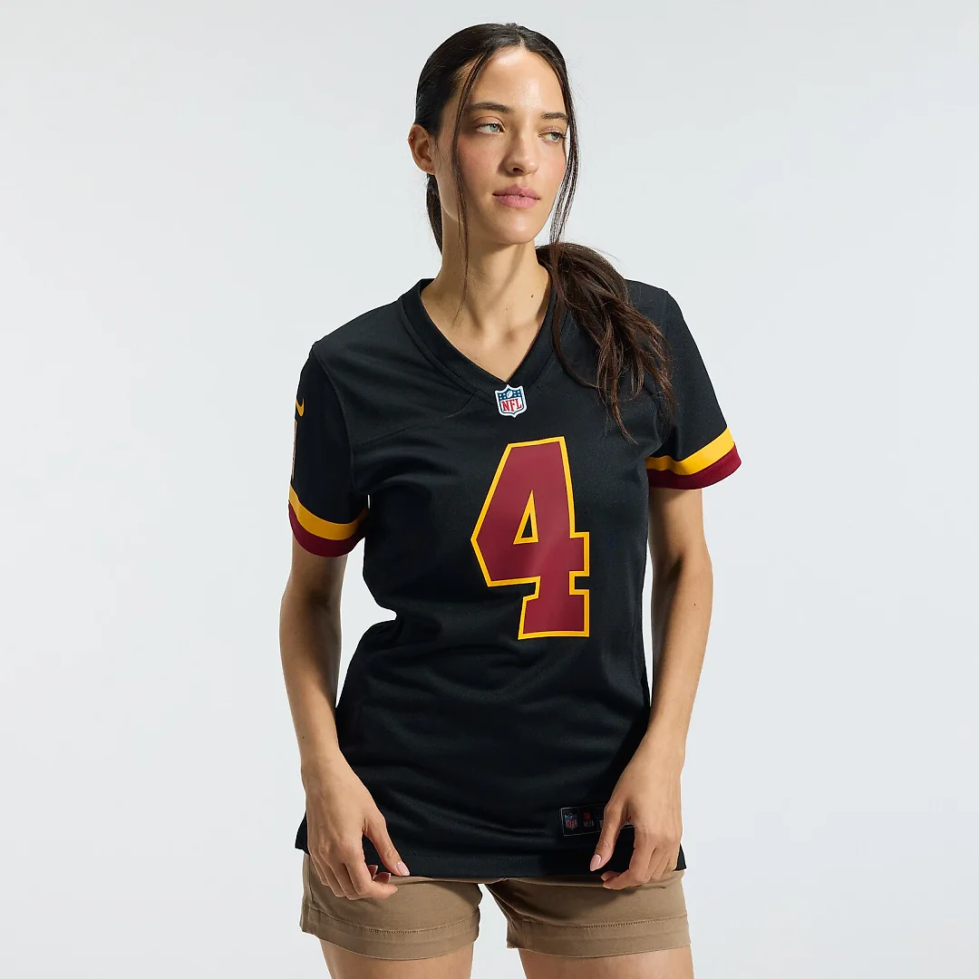 Zennovawear Frankie Luvu Washington Commanders Women's Hail Raiser Alternate Game Jersey - Black
